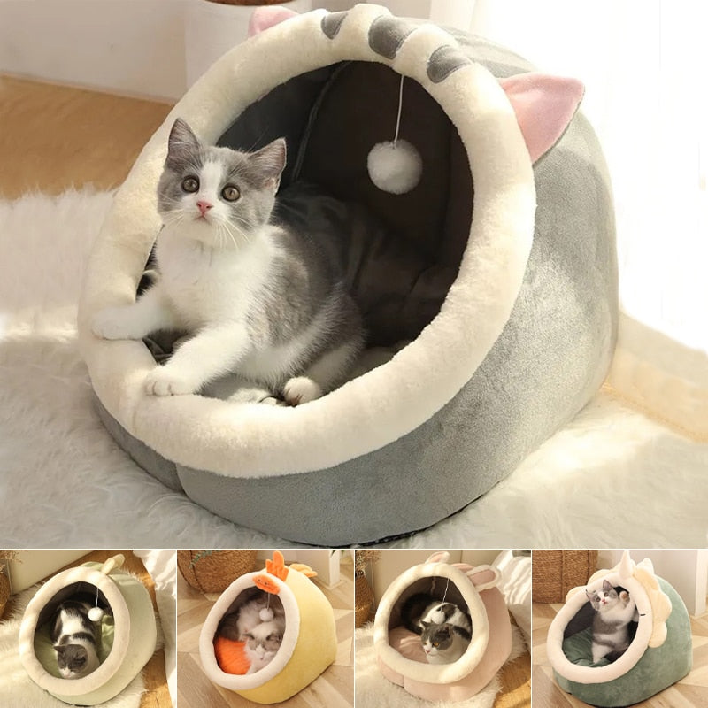 Cama de Gato Lavável em Formato de Cesta